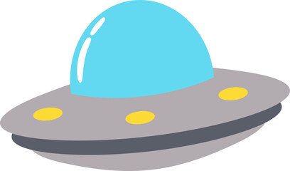 UFO Flying Illustration