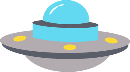 UFO Flying Illustration