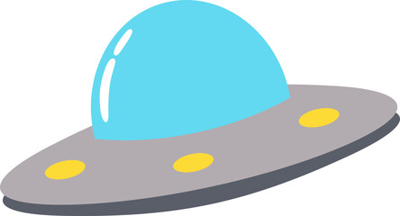 UFO Flying Illustration