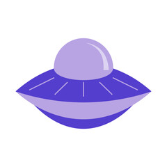 UFO Flat Illustration