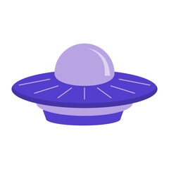 UFO Flat Illustration