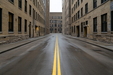 Vibrant alley showcasing creative graffiti art in a city setting with urban architecture