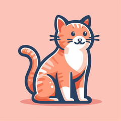 Cute cat illustration