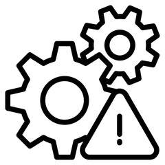 Risk Management icon in vector illustration