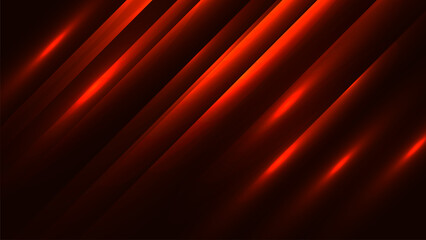 Dark theme glowing red light beam on black background for wallpaper, banner, poster, cover