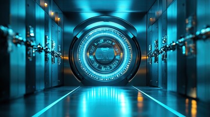 Futuristic Vault Door