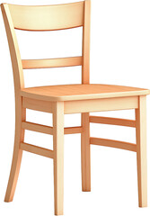 Simple Light Wood Chair Design