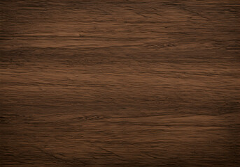 Naklejka premium Photo of Dark Brown Wood Texture Background Showing Horizontal Grain Surface