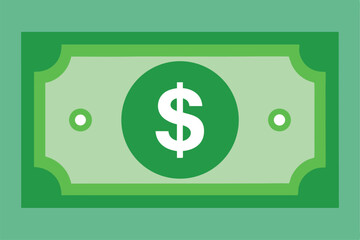 Bags of money or cash savings flat vector icon for financial apps and websites