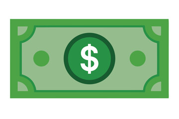 Bags of money or cash savings flat vector icon for financial apps and websites