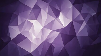 Obraz premium Abstract polygonal design with purple and light shades.