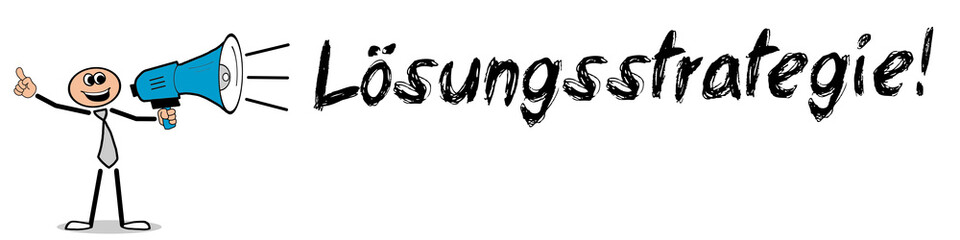 Obraz premium Lösungsstrategie!