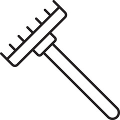 Rake Vector Icon Stock Illustration