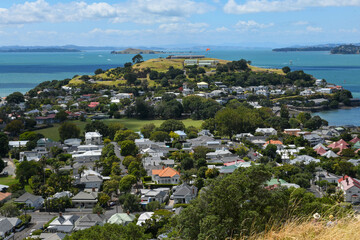 View from Devonport in New Zealand