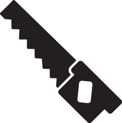 Wood Cutter Vector Icon Stock Illustration