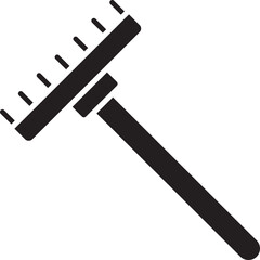 Rake Vector Icon Stock Illustration