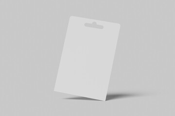 Blank Hanging Gift Card Mockup