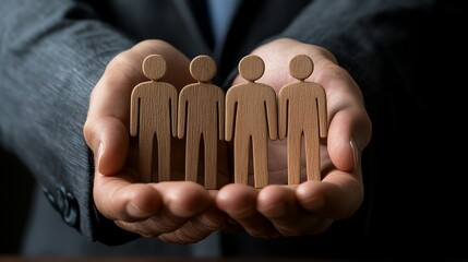 Human resource management fosters employee well-being and productivity.