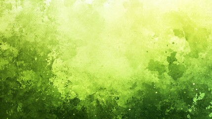 Abstract Grunge Background Texture in Green and Yellow Hues, Digital Art Illustration