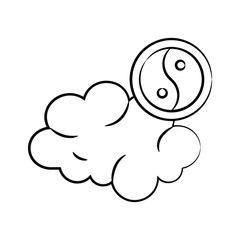 Check out handy hand drawn icon showing wellness concept