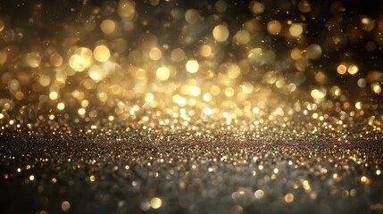 Glittering gold abstract festive pattern, soft gradient lighting - Elegance and celebration in a radiant design