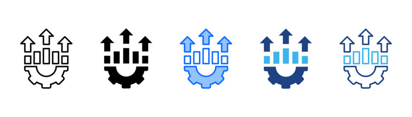 Demand Icon Set With Multiple Style Collection 