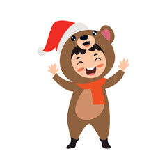 Joyful Child Bear Costume Christmas