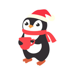 Cute Penguin Christmas Mug Warmth