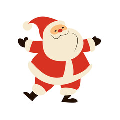 Jolly Santa Claus Christmas Clipart