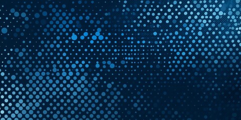 Abstract Blue Halftone Pattern Background