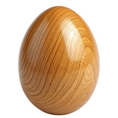 wooden easter egg