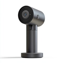 Modern webcam device design isolated on white background