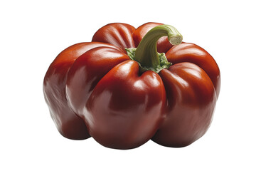 Isolated red bell pepper