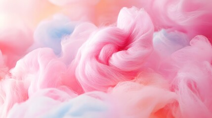 Fototapeta premium Soft, pastel swirls of candy-like colors.