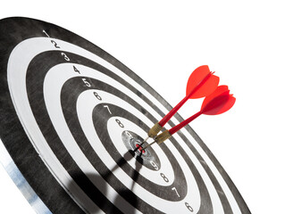 dart hitting target