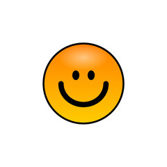 happy emoji smiley face icon vector isolated 