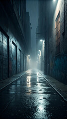 Fototapeta premium Cinematic Minimalist Background with Moody 3D Design Style