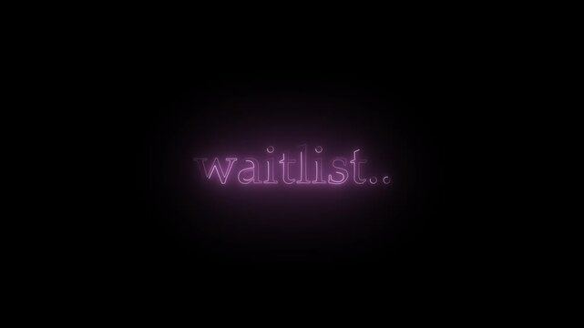 Waitlist text animation video on black background. 4k .
Crypto currency, airdrop, token, coin.
