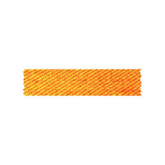 Orange Fabric Strip for Washi Tape or Decorative Masking Tape Effect
