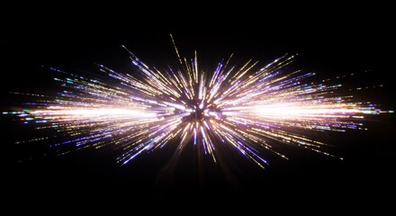 Dynamic Light Burst Sparkling Radiance Glowing Energy Abstract Background