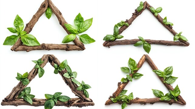 Nature-inspired triangular frames