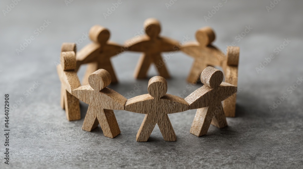 Poster conceptual illustration of adaptive trust node icon representing behavior-led credibility in digital