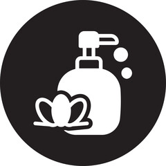 liquid soap glyph icon