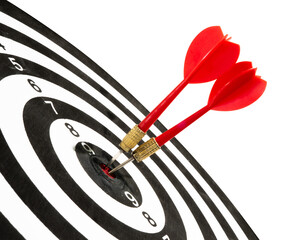 two arrows on target