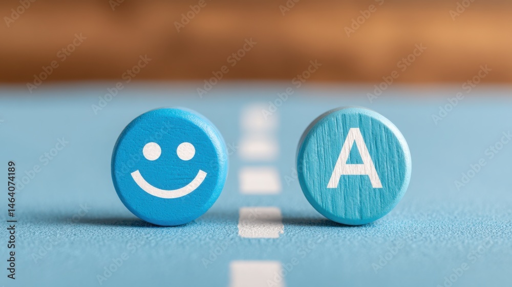 Poster ai behavior router icon concept representing sentiment-driven delivery techniques for improved custo