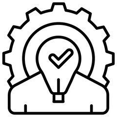 Clarification line icon