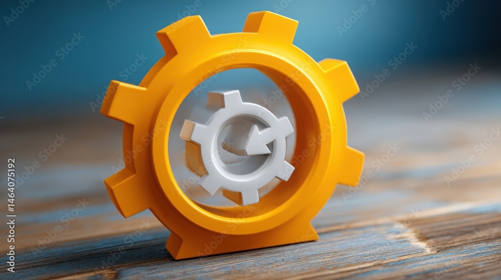 Poster dynamic ai conversion trigger icon concept showcasing timing-based call to action for strategic user