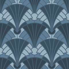 Art Deco Seamless Pattern Illustration