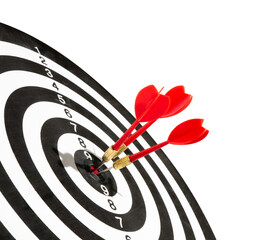 dart on target element