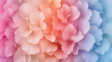 Fototapeta premium Spring Floral Abstraction with Soft Pastel Colors and Blooming Effect